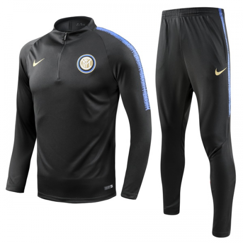 Inter Milan 18/19 Sweat Top Tracksuit Blue With Pants